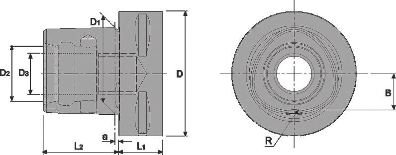 Einsatzgehärtet HRC 60 ± 2 (HV 700 ± 0), Härtetiefe 0,8 mm ± 0,2 mm, brüniert und