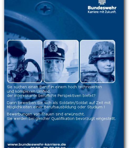 Bundeswehr-PR in zivilen Medien In SchülerInnenmedien wie der bundesweiten Jugendzeitung SPIESSER,