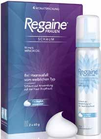 Regaine Frauen Schaum 50 mg/g 2 x 60 g statt