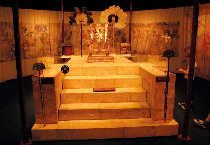 pozrieť výstavu Tutanchamon jeho hrobka a poklady, ktorú v