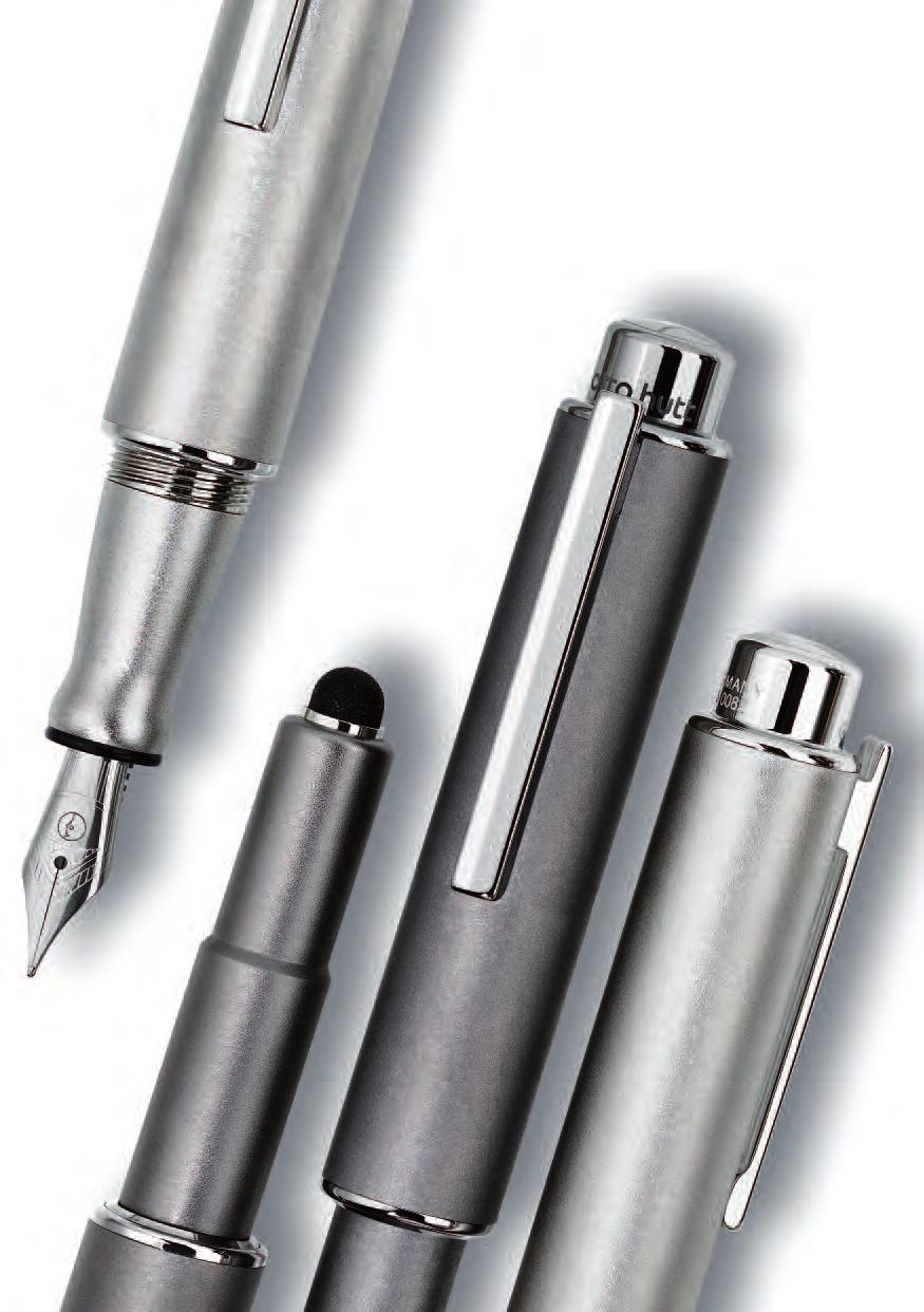 Der 05 von Otto Hutt ist ein kompakter, vollwertiger Füllfederhalter oder Kugelschreiber für die Tasche, zum täglichen Gebrauch.