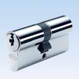 Program izdelkov Dvojni cilinder Kot standardni cilinder je na voljo s funkcijo odklepanja v primeru sile in nevarnosti. Polcilinder Univerzalno uporaben v mnogih dodatnih ključavnicah.