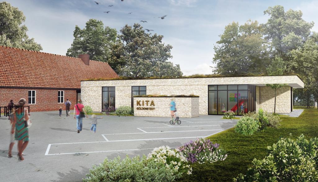 Neubau Kindergarten Aufgrund Nichtberücksichtigung von Projekt 1 und Zusagen gegenüber der ev.