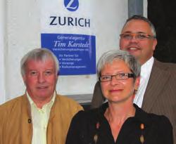 Winfried Müller, Stephanie Beck, Agenturinhaber Tim Karstedt Zürich Generalagentur Tim