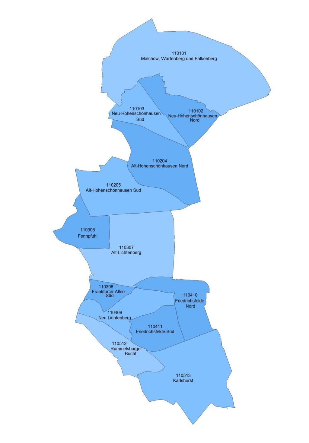 Einschulungsuntersuchung Lichtenberg 2014 41 11 Kleinräumige Auswertung Die Stadtteile 8 im Vergleich Zum Aufzeigen sozialräumlicher Schwerpunkte werden im Folgenden die 13 Stadtteile des Bezirks