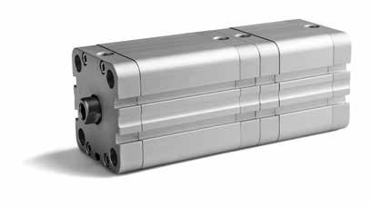 1.2.2 1-21 ompaktzylinder Sonderausführungen 1.2.2 1-21 ompaktzylinder ISO 21287 Sonderausführungen, lieferbar auf Anfrage Doppeltwirkend, mit