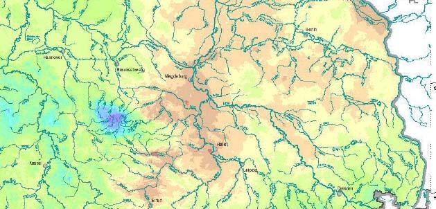 Wasserbewirtschaftung Dörthe Eichler WNA Magdeburg 1 Wasserwirtschaftliche Verhältnisse zwischen Elbe und Oder Die wasserwirtschaftlichen Verhältnisse zwischen Elbe und Oder zeichnen sich durch