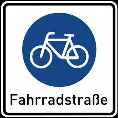 Eine Fahrradstraße ist nicht möglich, da auf ihr keine Fußgänger laufen