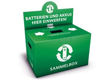 Rückgabestellen gibt es fast überall Die Rücknahmesysteme machen Ihnen das Sammeln und die Rückgabe Ihrer gebrauchten Batterien leicht: Sie finden die Sammelboxen in vielen Supermärkten, Tankstellen