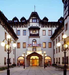 Preise 2017 mit Preisgarantie und Zahlpause * Chateau Monty SPA Resort in Marienbad Schlosshotel im Waldpark Oberhalb von Marienbad gelegen mit einzigartigem Blick auf die Stadt Kurabteilung mit
