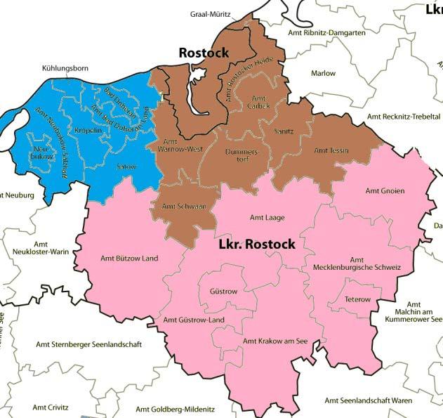 Umland Hier drängt sich eine Zusammenfassung der Amtsgerichtsbezirke Bad Doberan und Rostock auf.