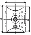 Anfahrventil, FUTURA Bauart: Sitzventil, Betätigung durch Sekundärdruck Material: Grivory (PA66) / IXEF1022 Medium: Druckluft, neutrale