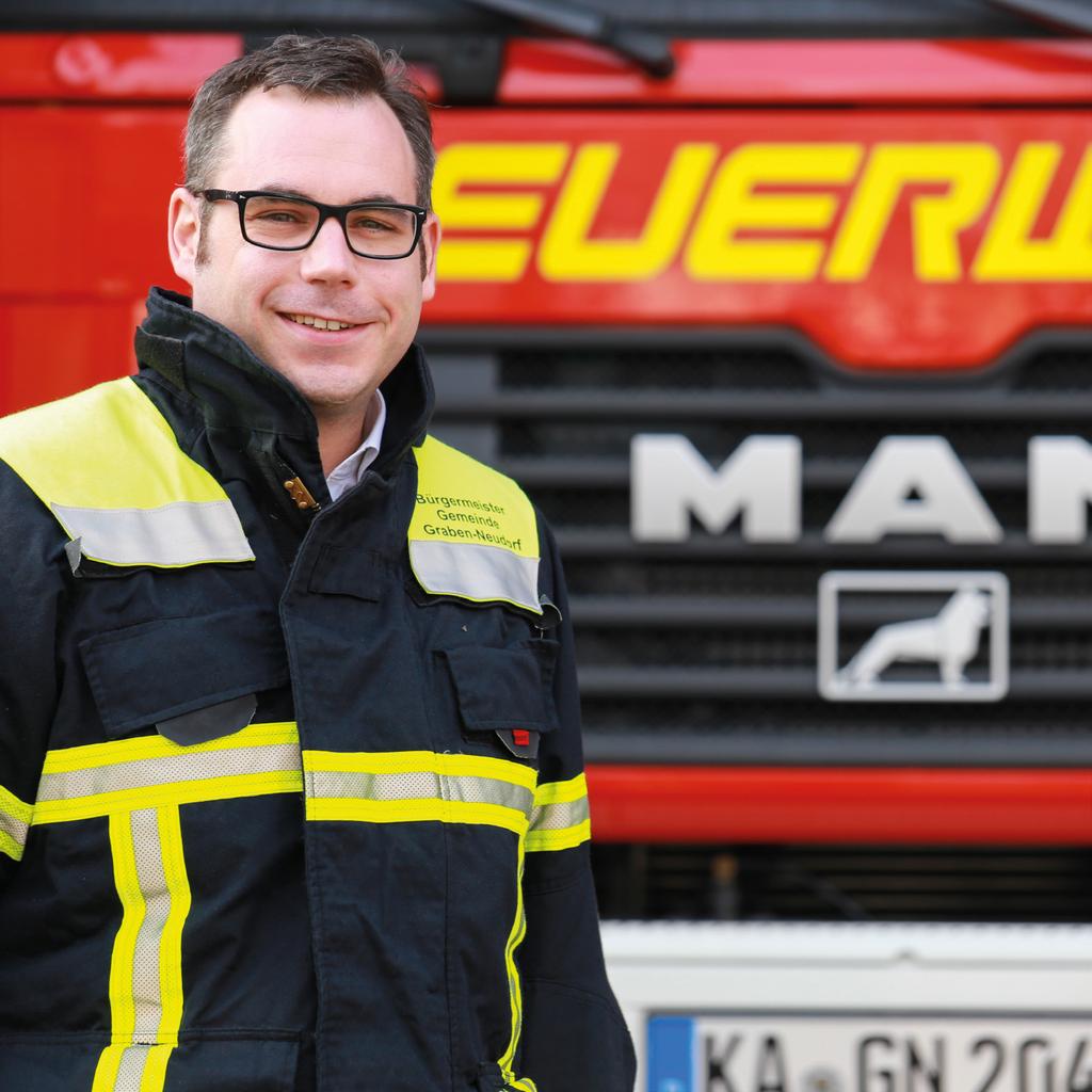 Christian Eheim Bürgermeister Graben-Neudorf Unsere Feuerwehr ist ein