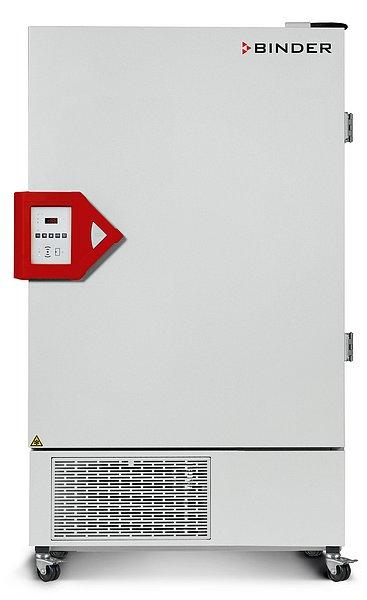 Modell UF V 700 Ultratiefkühlschränke mit Vakuumwärmedämmung und elektromechanischem Türverschluss Der BINDER Ultratiefkühlschrank sorgt für die sichere Langzeit-Lagerung von Proben bei -86 C.