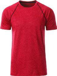 LS01 Laufshirt Atmungsaktives Funktionsshirt aus 100% Polyester - 130 g/m², feuchtigkeitsregulierend, schnell