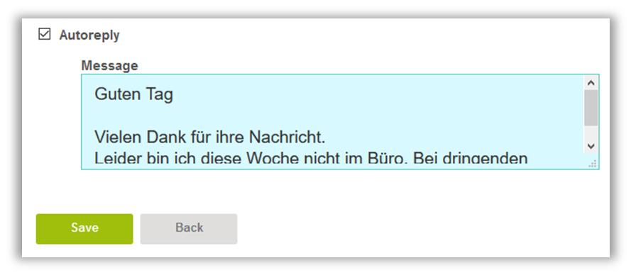 4 Automatische Antwort einrichten Vor der Abreise in den Verdienten Urlaub, lohnt es sich oft, eine automatische Antwort auf eingehende Emails zu aktivieren.