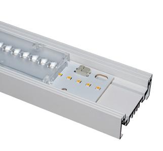 TRX LE IP 20 IK03 0,35J xx1 650 LASSE I - 1-10 V + ALI - + 1h LE-Beleuchtungssystem für Innenräume bestehend aus eckenleuchte und Schiene zum