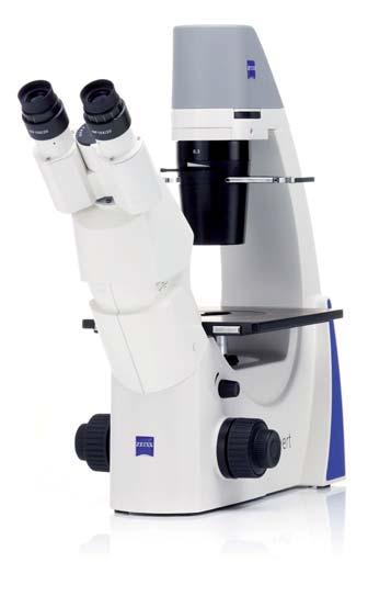 Das inverse Mikroskop eignet sich perfekt für Ihr Zellkulturlabor. Primovert ist kompakt, es findet direkt in Ihrer Laminar Flow Box Platz.