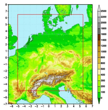 Methoden - mit Wetterdaten - Lokale Modelle COSMO-DE Deutschland und Teile der Nachbarländer, 421 461 horizontal, 50 vertikal, 9,7 Millionen Gitterpunkte