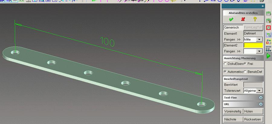 Seite 2 von 14 Maße am 3D-Modell Jetzt können, wie aus dem