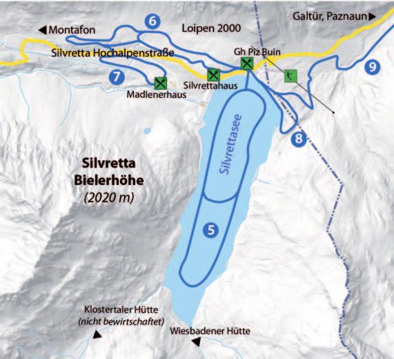 Silvretta/Bielerhöhe Die Bielerhöhe bietet hochalpine Wintererlebnisse von Dezember bis Ende April/Anfang Mai.