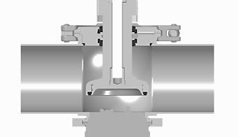 verschraubter Ventilteller mit definiertem Einbauraum für den Dichtring zur einfachen Montage Drehentkopplung zwischen Ventilschaft