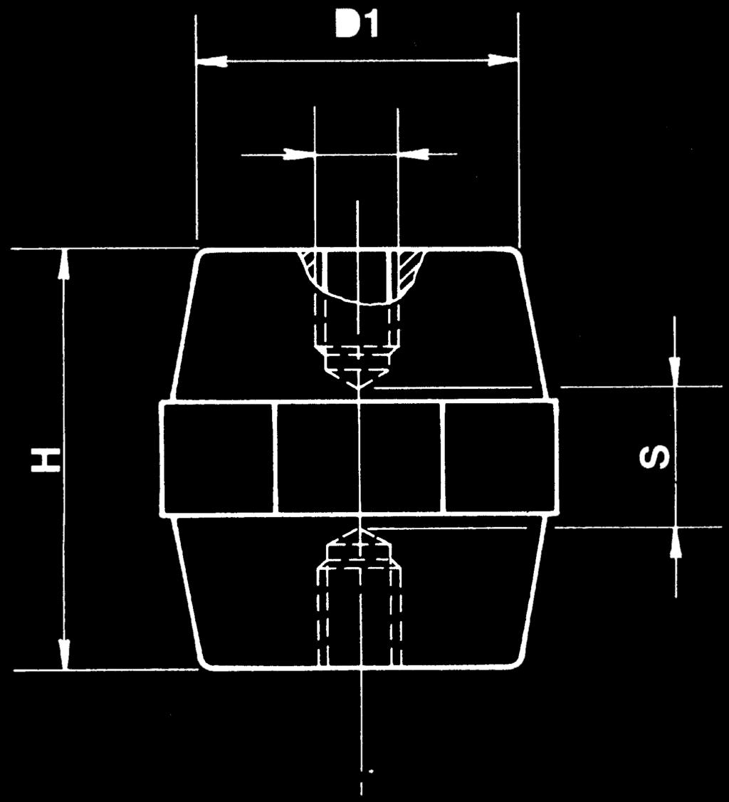Zwischenraum-Isolator Typ DB/P M Art.-Nr. z. B. 90015 Art.-Nr. -1 z. B. 90015-1 Art.-Nr. -2 z. B. 90015-2 DB/P Aus Polyglas-Polyestermasse, mit Glasfaser verstärkt, rot, selbstverlöschend.