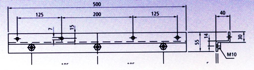 Dauerstrom L/Z 280 mm 2500 A L/Z 500 mm 4000 A Phasenabstand L/Z 280 mm 100 mm L/Z 500 mm 185 mm Formbeständigkeit DIN 53462 C > 200 Rohdichte DIN 53479 gr/cm_ ca.