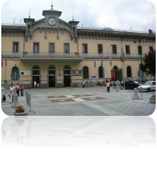 Der internationale Bahnhof Domodossola wurde vom Architekt Luigi Boffi geplant.