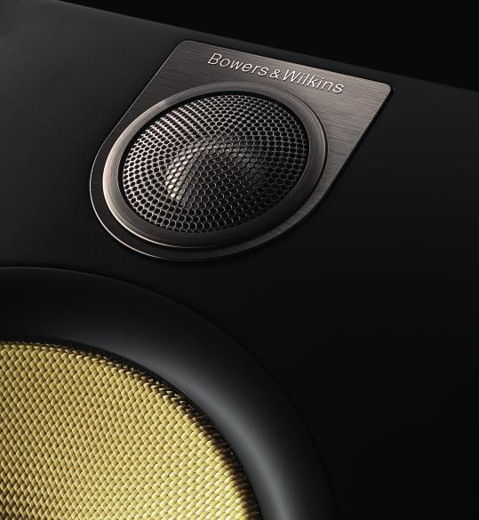 Hochtöner In die Lautsprecher der neuen Serie 600 ist mit dem akustisch entkoppelten Aluminium-Hochtöner mit doppellagiger Kalotte