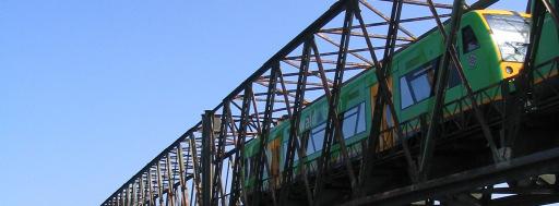 Stahl-Fachwerkbrücke mit