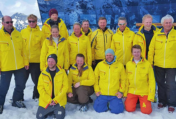 Die Snowboardgruppen wurden von den DSV-Übungsleitern Dorothee Urbaum, Steffen Meyer und Mathias Werner angeleitet.