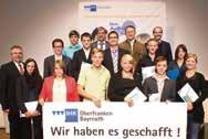 Bayreuth: 103 bestanden im gewerblichtechnischen Bereich Im IHK-Gremium Bayreuth (Stadt und Landkreis Bayreuth) haben 483 Auszubildende ihre Abschlussprüfung bestanden.