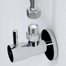 Le robinet Kaldur est ouvert en tournant d un quart de tour le levier sur le bec du robinet. Dans le cas des mitigeurs, la température est réglée à l aide d un levier séparé.