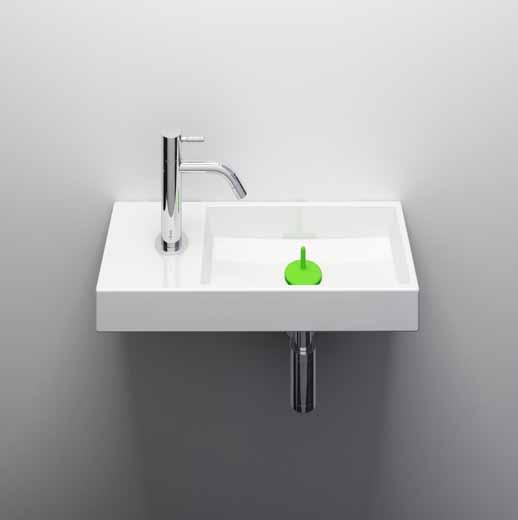 mini WASH ME / washbasin drains & waterstops taps, drains & traps / MINI WASH ME Design René Holten Mini Wash Me afvoerpluggen t.b.v. fonteinen met of zonder overloop.