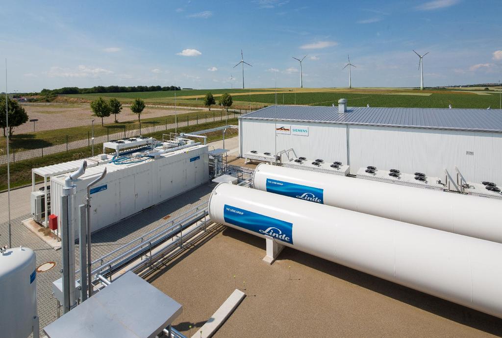 Energiepark Mainz Project scope and key facts Location: Mainz-Hechtsheim (DE) Three high performance electrolysis systems with peak power of 2 MW el.