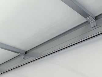 Solid functionality Compact roofs are weight-optimised, constructed