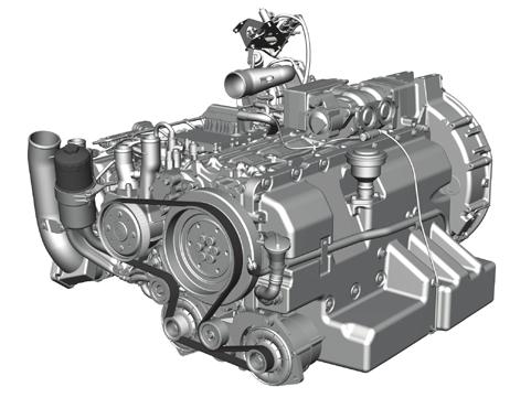 Antriebsstrang/Technik 240 220 200 180 Motor (Euro V) Leistung (kw) 160 140 120 100 80 60 Spez.