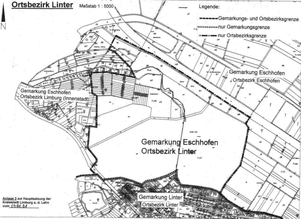 Anlage 3: Karte Ortsbezirk Linter Anlage 4: Karte