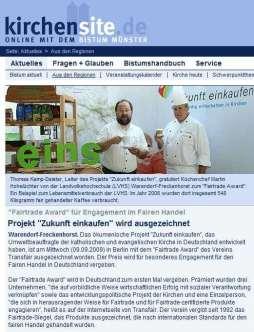 Homepage: Film über das Projekt Aktionen