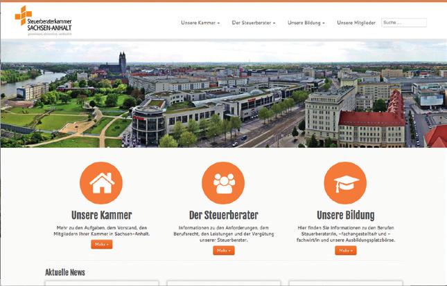 Websites der Steuerberaterkammern Sachsen-Anhalt Schleswig-Holstein Thüringen Herausgeber