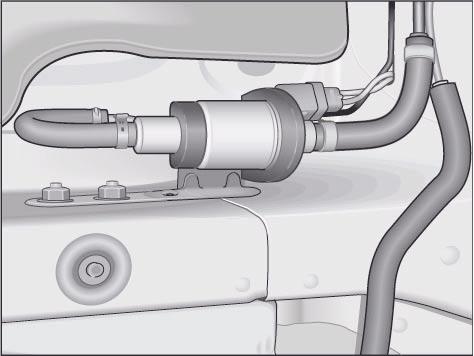 Aufbau Die Dosierpumpe V54 Die Förderung des Kraftstoffes vom Kraftstoffbehälter des Fahrzeuges zum Heizgerät übernimmt die Dosierpumpe.
