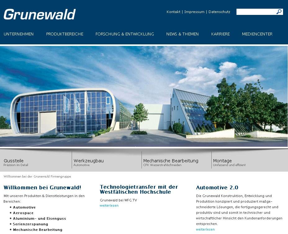 21 Danke für Ihre Aufmerksamkeit. Grunewald GmbH & Co. KG Dr.