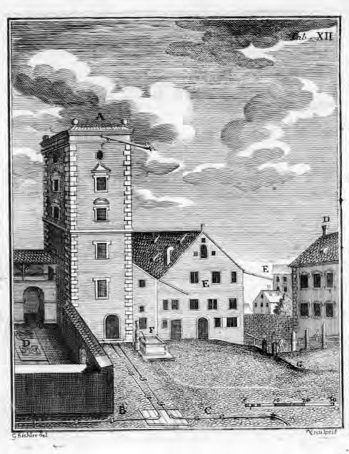 20 Tag des offenen Denkmals 2004 Gebäude Das heutige»liliom«war das ehemalige Brunnenmeisterhaus, welches 1538 mit einem Satteldach gedeckt war (siehe Stich von 1762/ Nessenthaler).