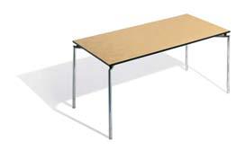 Tischplatte bis 8 Grad neigbar Objekttische Traversen-Vierbeingestell aus Stahl, optional verkettbar mit Einzelplatten oder Personal