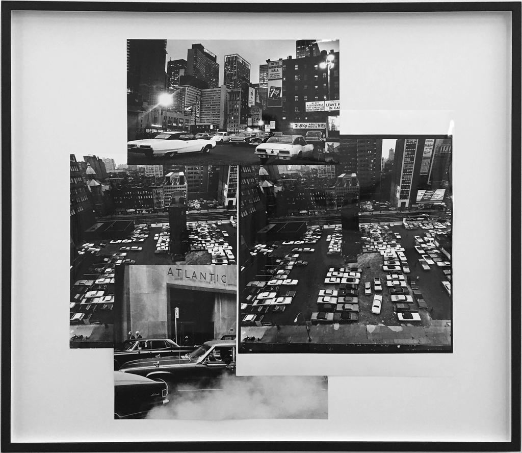 Timm Rautert New York, 1969 (Atlantic) Vintage-Collage 4 b/w-photographs, silver gelatin