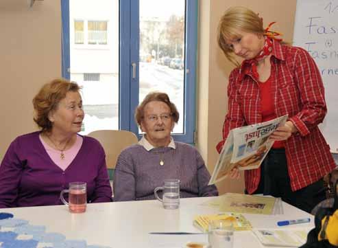 24 LINZ FÜR SENIORINNEN In den drei städtischen Tageszentren erhalten SeniorInnen eine abwechslungsreiche Tagesbetreuung.