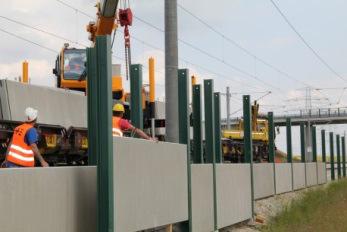 Schienenanbindung der Festen Fehmarnbeltquerung Umfang 26 km Schallschutz Neubau von