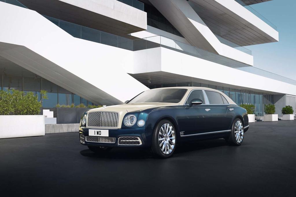Foto: Bentley PREMIUM MARKE Abb. oben: Neuer Bentley Mulsanne Hallmark von Mulliner. Bentley Motors präsentierte am 3.