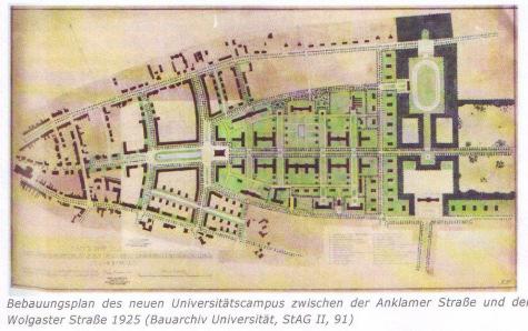 3 Universitätscampus an der Fahrradachse Standort 1925 geplant und 75 Jahre freigehalten nach ersten Uni-Bauten in den 30er Jahren 2000 2016 Ausbau für den Mat-Nat-Bereich und Neubau des